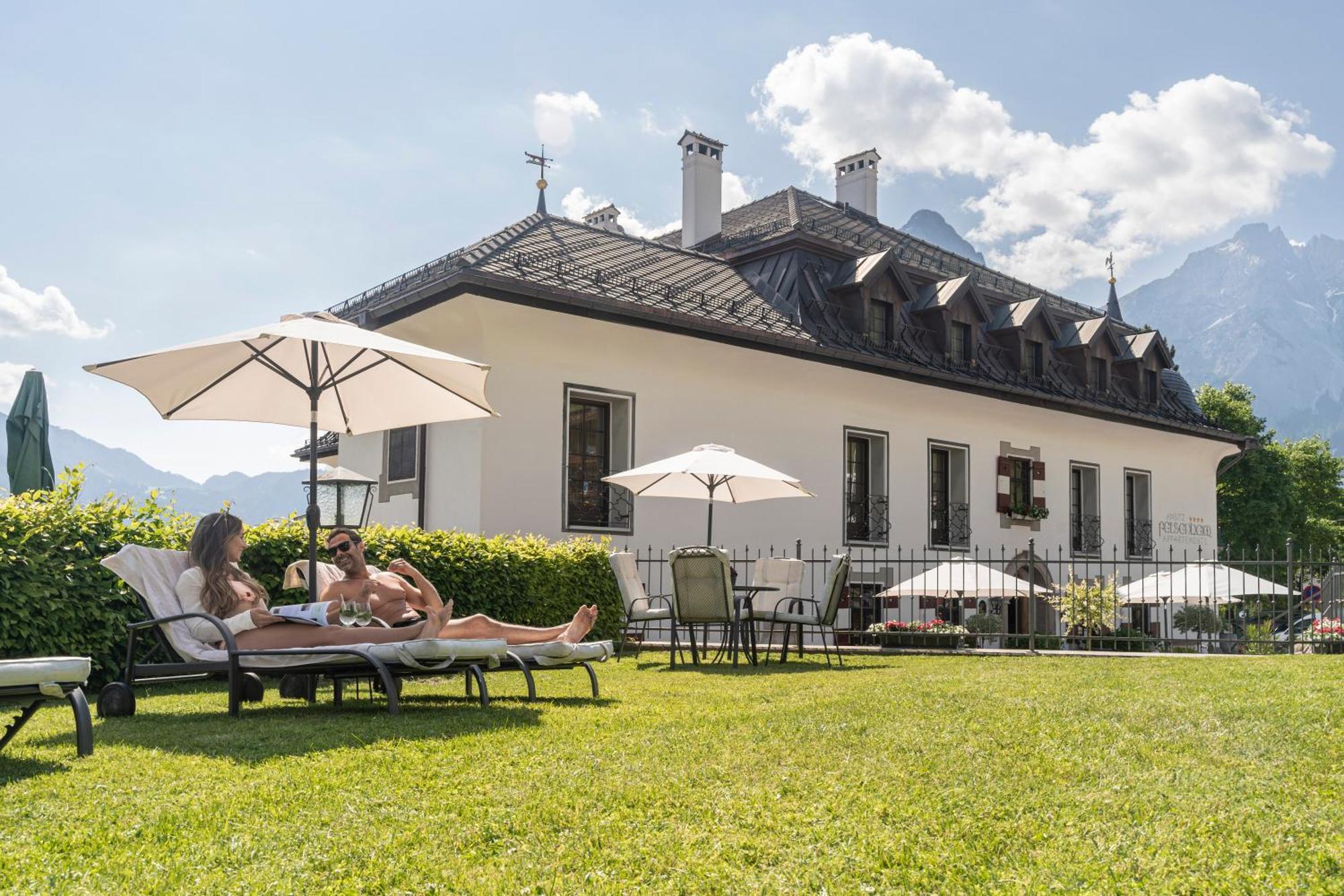 Aparthotel Ansitz Felsenheim Lermoos Luaran gambar
